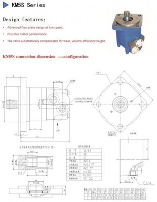 kopen Van de Motor van KM5 490ml/R Sauer  de Hydraulische Hydromotor online manufacture